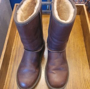 Ll bean leather sherling boots